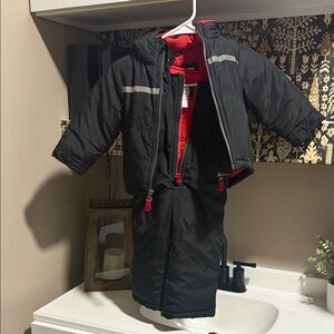 Carter's Black and Red Puffer Jacket